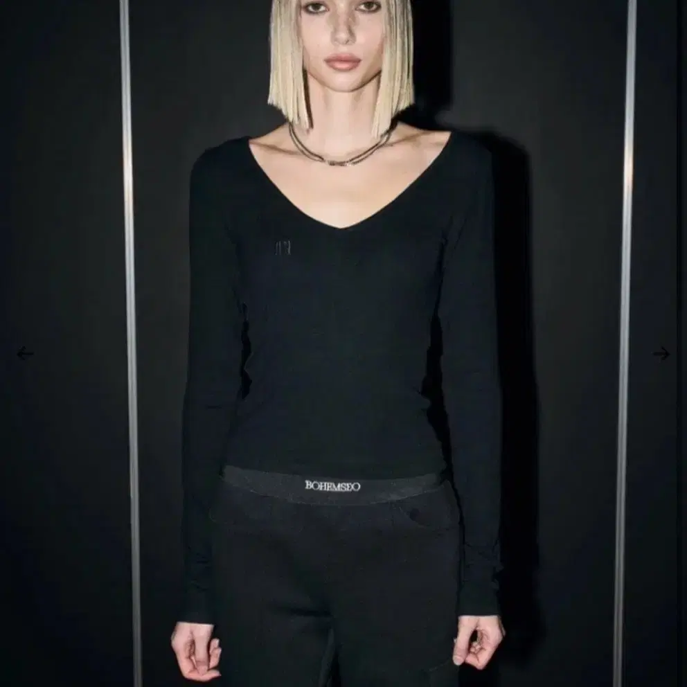 【BOHEMIAN SEOUL】HYPNOTIC BOATNECK T-SHIRT BOHEMIAN SEOUL | 보헤미안서울 Bohemian Seoul Hypnotic Boat