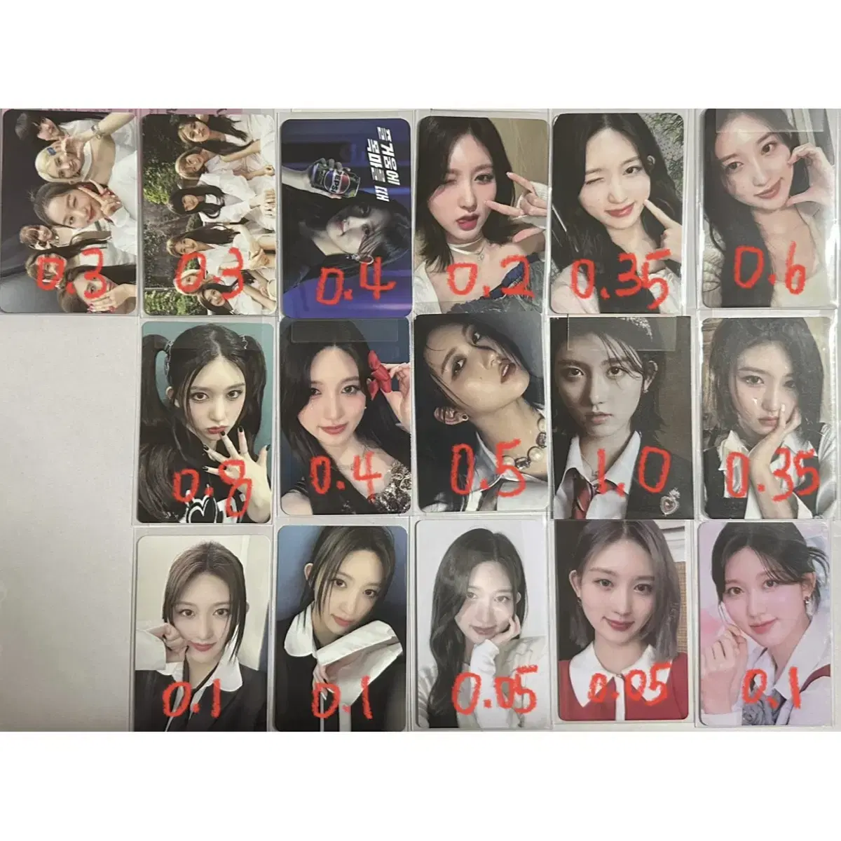 Ive gaeul poca wts yujin lay jang wonyoung liz leeseo unreleased photocard broadcast