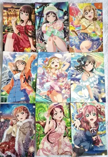 러브 라이브! Aqours&Saint Snow 스쿠페스 AC 카드 세트