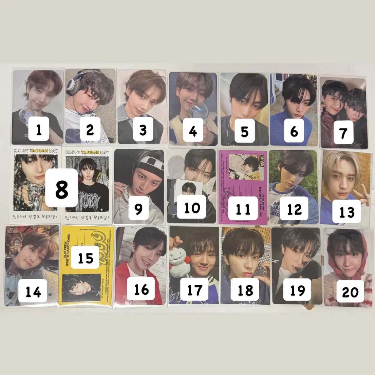 Boynextdoor photocard wts poca jaehyun taesan woonhak No Genre buncheol