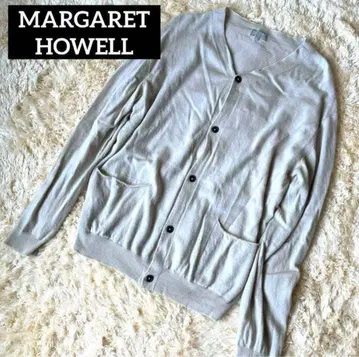 MARGARET HOWELL 마가렛호웰 가디건 울 L