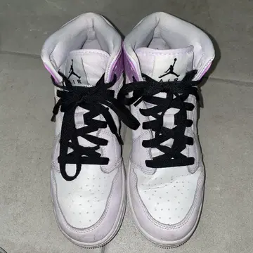 Air Jordan1 하이컷 스니커즈 핑크/퍼플/화이트