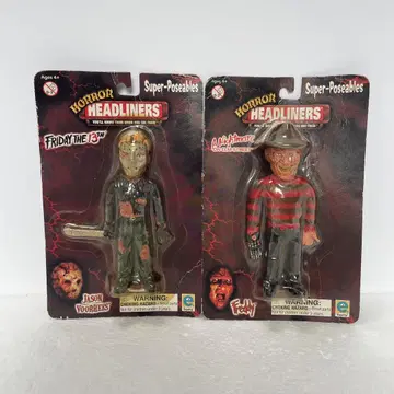Horror Headliners 프레디 크루거 제이슨 피규어