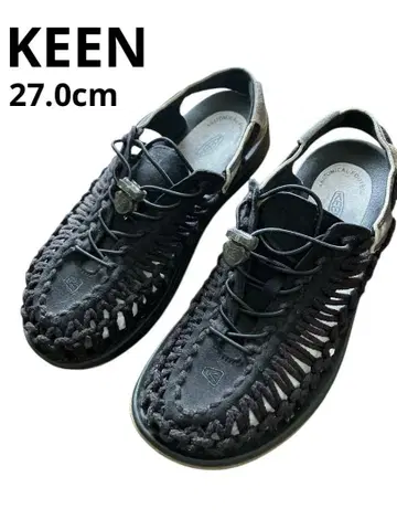 킨 KEEN 샌들 유니크 UNEEK 27.0 블랙 카모플라쥬