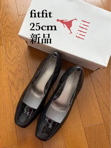 미사용 fitfit 핏핏 25cm 펌프스 로퍼 블랙
