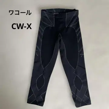 와코루 CW-X 스패츠 레깅스 블랙 아웃도어 일본제