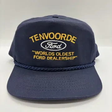 90년대 빈티지 TENVOORDE Ford 자수 로고 트래커 캡