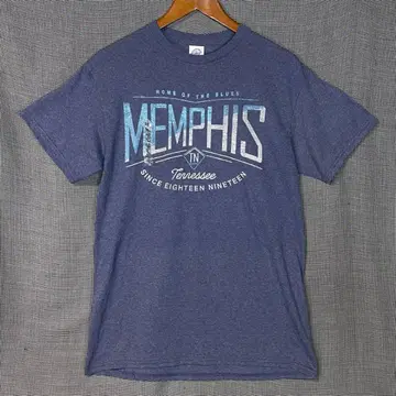 미사용 MEMPHIS HOME OF THE BLUES 티셔츠 멤피스