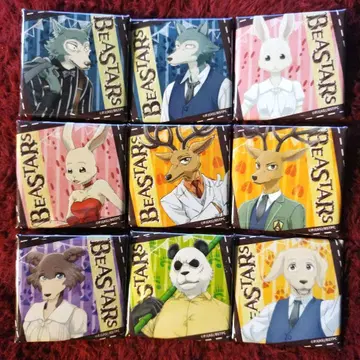 BEASTARS 스퀘어 캔뱃지 9종 세트