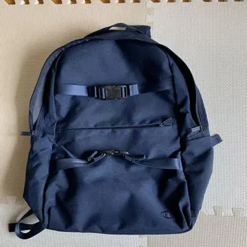 네이비 컬러 심플 백팩 백팩
