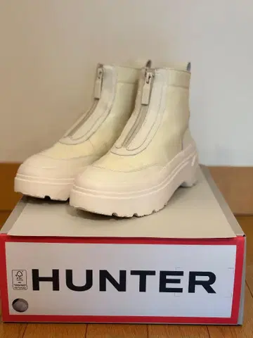 HUNTER 익스플로러 앵클 지퍼 부츠