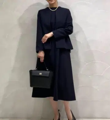 새상품급 데미룩스 빔즈 원피스 자켓 셋업 38