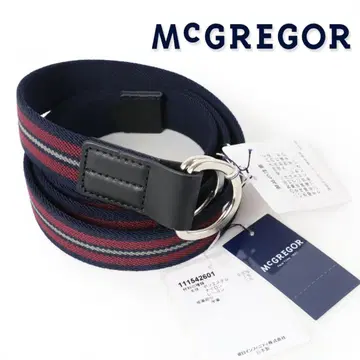 210 새상품 McGREGOR 맥레거 더블 링 벨트 네이비 레드