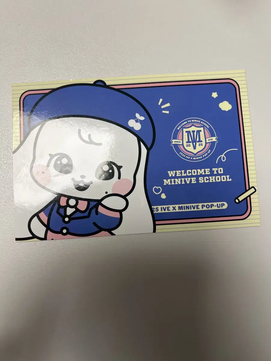 아이브 미니브 원영 팝업 엽서