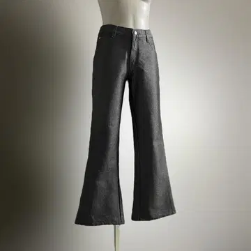 USA 90s 80s 빈티지 플레어 데님 청바지 부츠 컷 실버