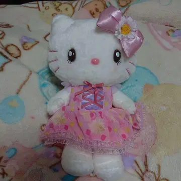 USJ 꽃무늬 드레스 키티