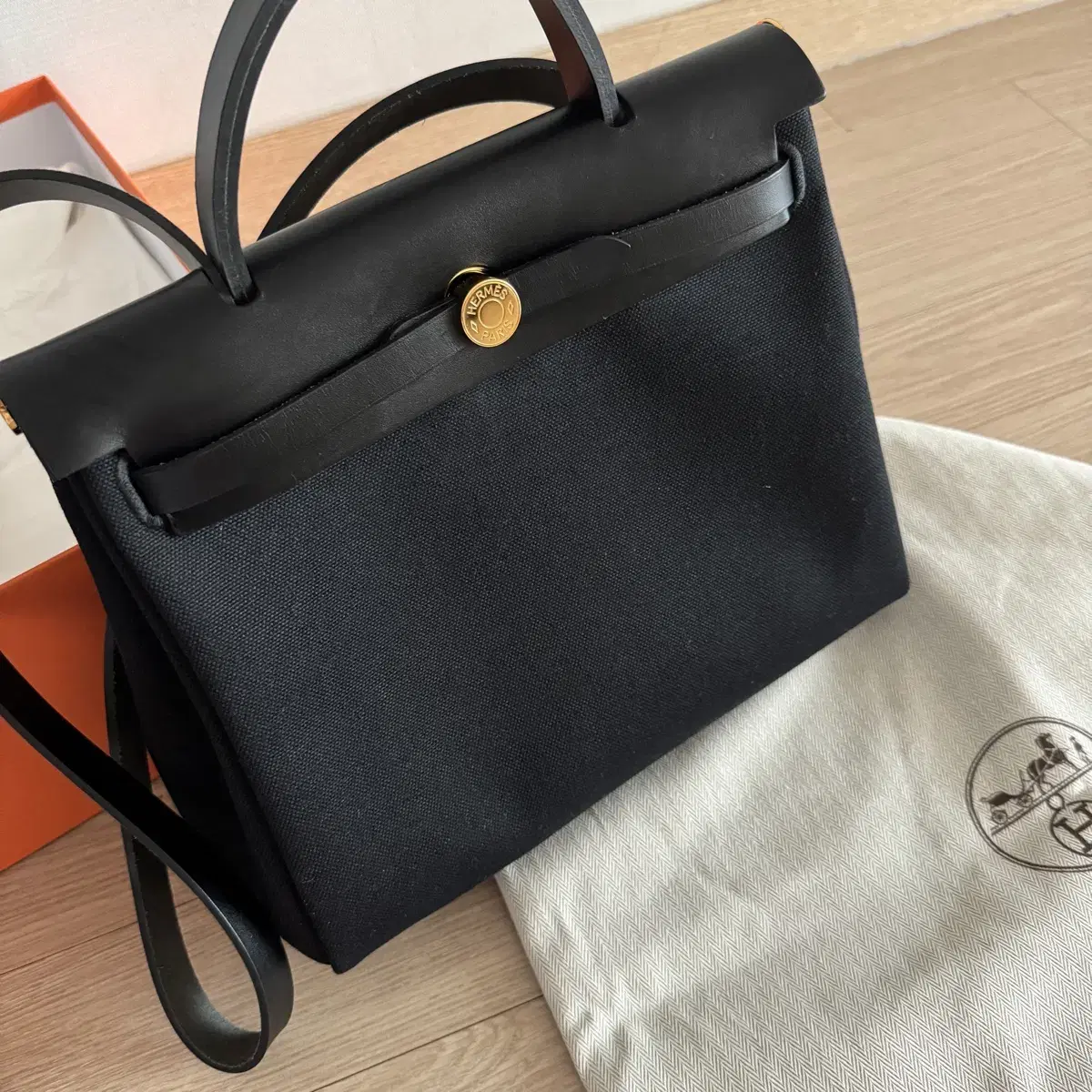 Today Only Discount) Hermes Herbag 31 Black keum Hardware B Engraving