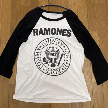 RAMONES 밴딩 티셔츠 M 사이즈 래글런 90s