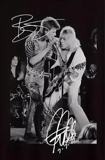 데이비드 보위 David Bowie 티셔츠 믹 론슨 Mick Ronson