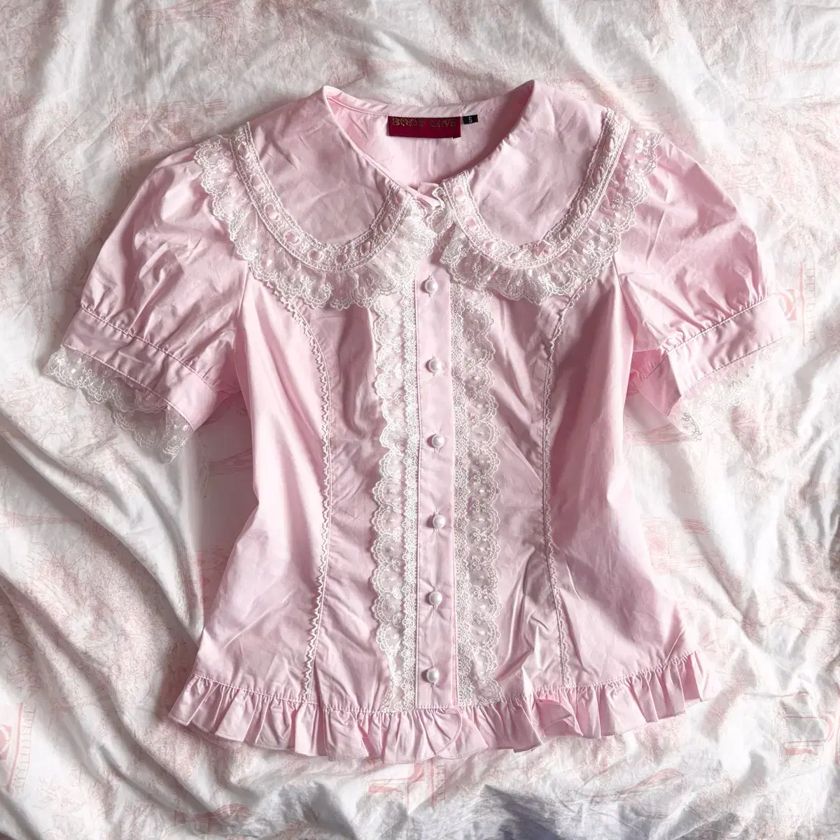 Bodyline Usamimi Pink Blouse Lace Lolita Angelic Pretty Baby, The Stars Shine Bright