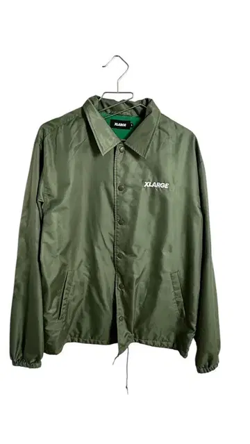 XLARGE 올리브 그린 나일론 자켓