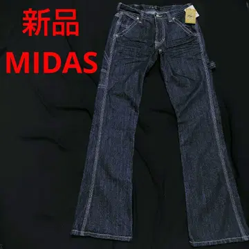 새상품 MIDAS 미다스 페인터 부츠 컷 데님 y2k