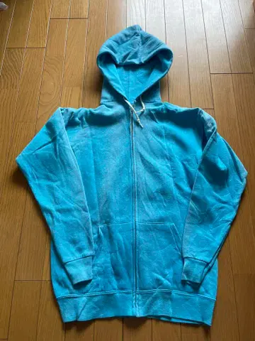 70-80's Tultex 풀 집업 후드티 L