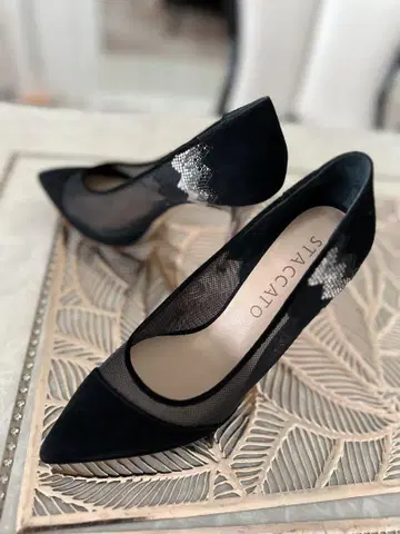 STACCATO 블랙 하이힐 230