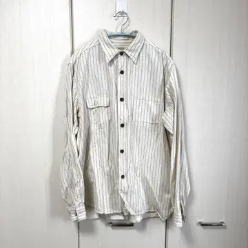 Sugar Cane 스트라이프 긴팔 셔츠 X-LARGE