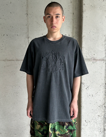 innir Appliqué Short Sleeve T-Shirt Charcoal L