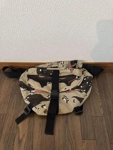 초코 칩 카모 카모 카모플라쥬 패턴 숄더백 구제 의류