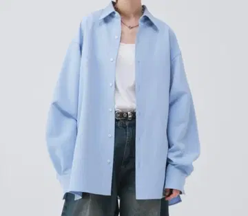 Soerte Oversize L/S basic shirt 2장 세트