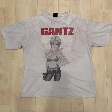 GANTZ 티셔츠 SUGAR PUNCH L 사이즈 가공품