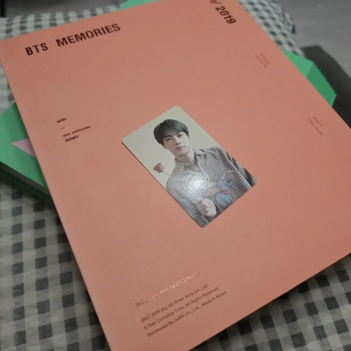 방탄 2019 메모리즈 DVD 진 포카포함 bts