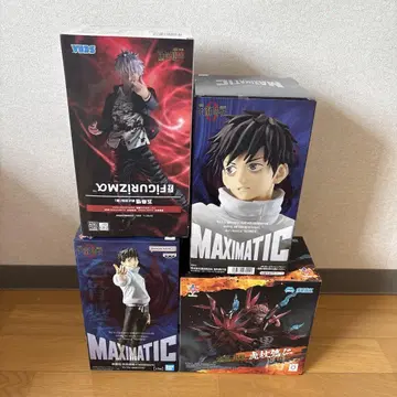 미개봉 주술회전 MAXIMATIC 등 피규어 4개 세트