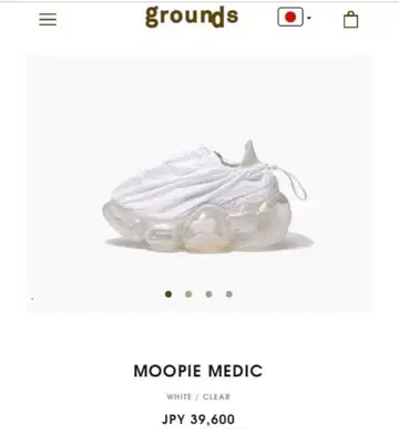 그라운드 MOOPIE MEDIC 화이트 / 클리어 24cm