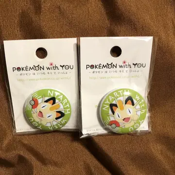 POKEMON with YOU 캔뱃지 나옹(냐스)
