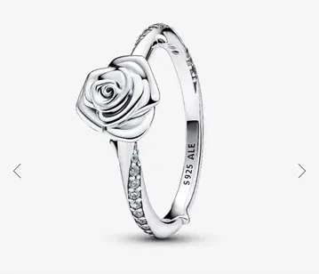 PANDORA Rose in Bloom Ring 반지 실버 925