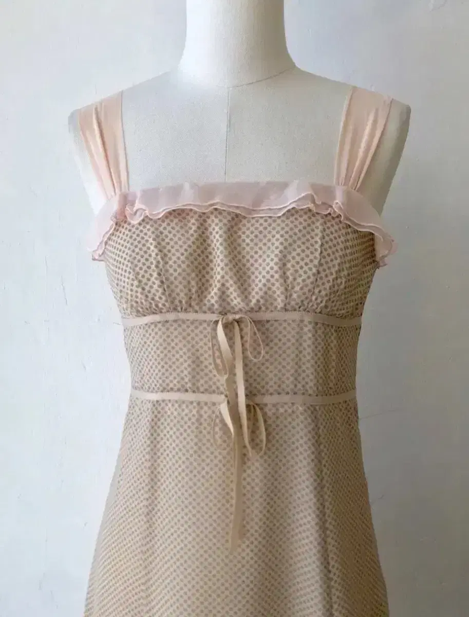 Vintage Chiffon Onepiece Dress / Ank Rouge Lew Lolita lizlisa Mezzo Piano