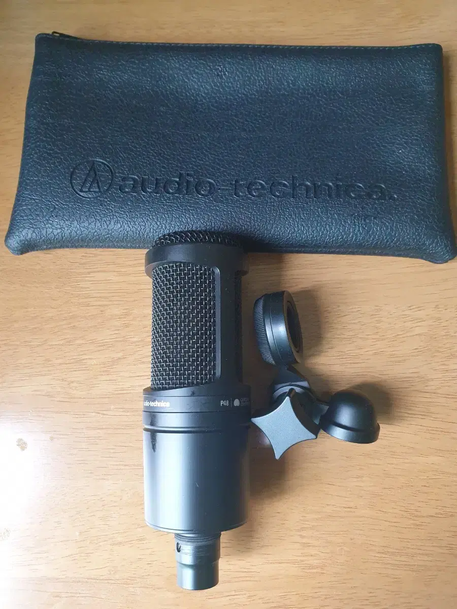 Audio-Technica AT2020 Condenser Microphone (Cable, Pop Filter)