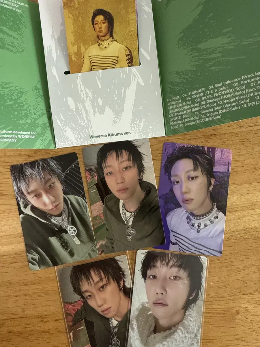 세븐틴 정규 5집 해피버스트데이 디에잇 위버스 앨포