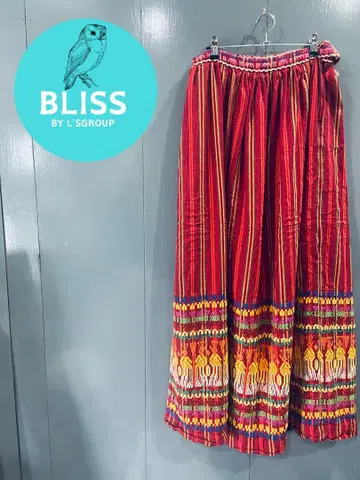 구제 의류 과테말라 자수 스커트 민족 의상