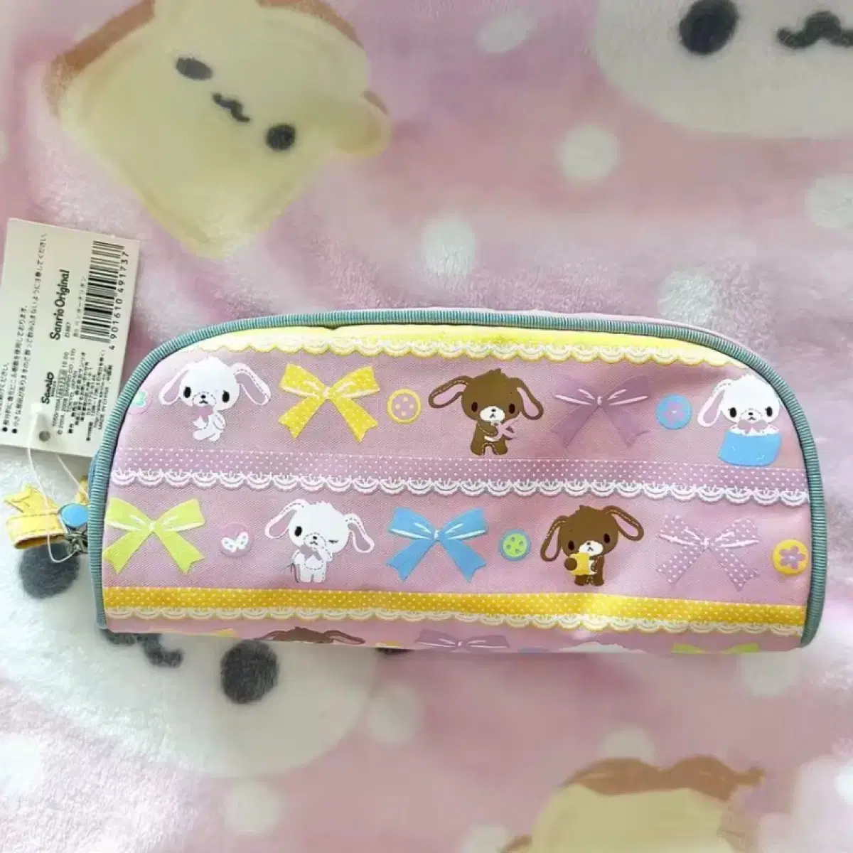 슈가버니즈 파우치 필통 판매 / 산리오 키티 마멜 일본 농담곰