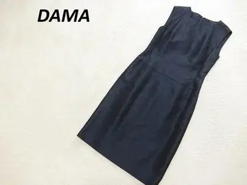 컨디션 최상 DAMA 다마 청순 실크 원피스 네이비 블랙 7