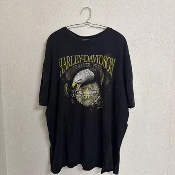HARLEY-DAVIDSON 이글 티셔츠 블랙