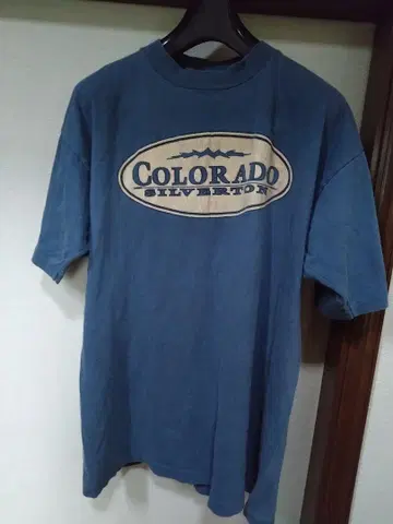 COLORADO SILVERTON 미국산 티셔츠 L 블루