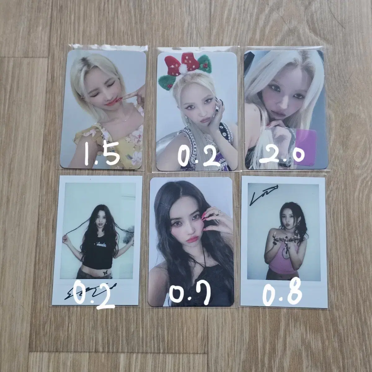Negotiable O) idle soyeon Nude Queencard season's greetings poca
