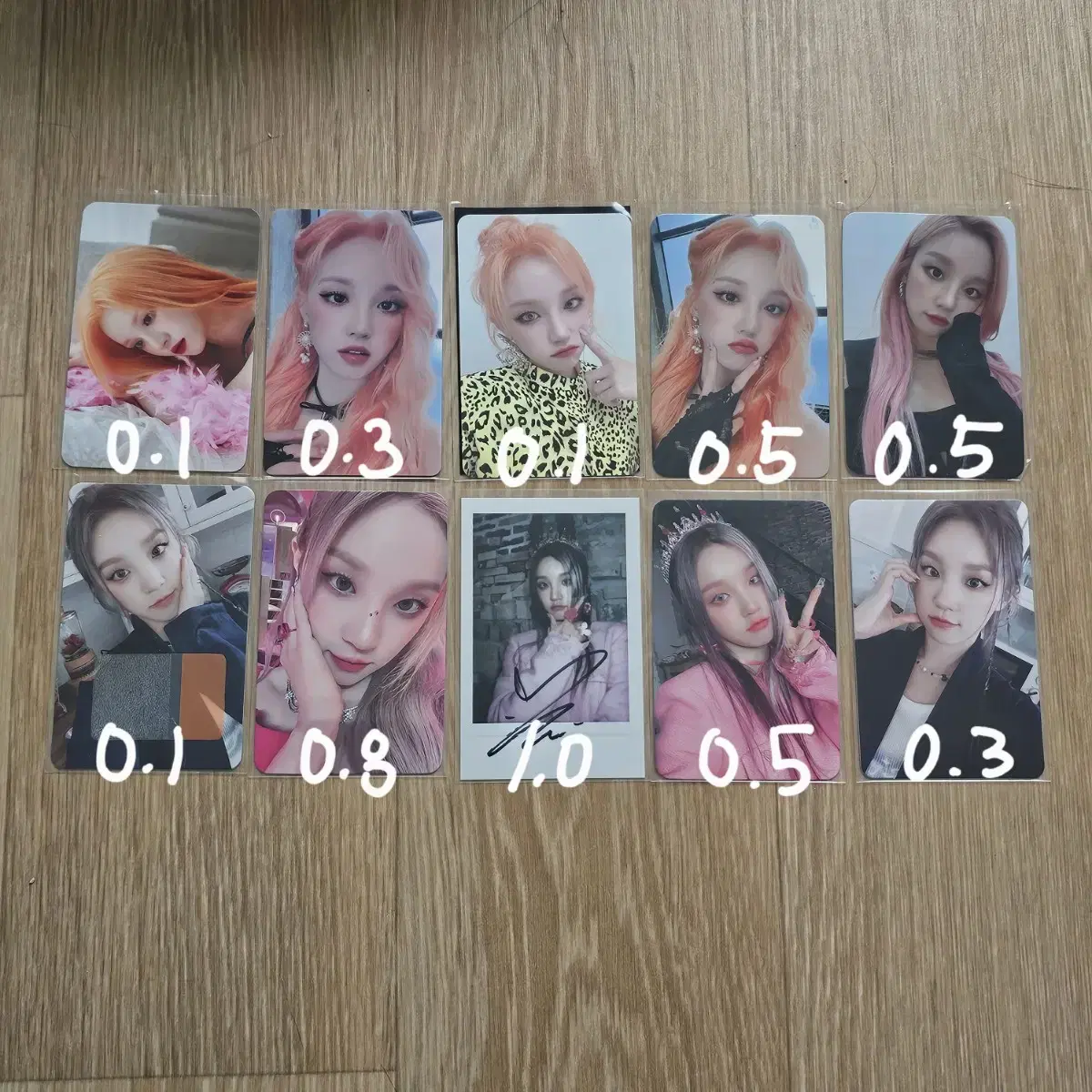 Negotiation possible) idle yuqi Tomboy Nude Queencard poca wts
