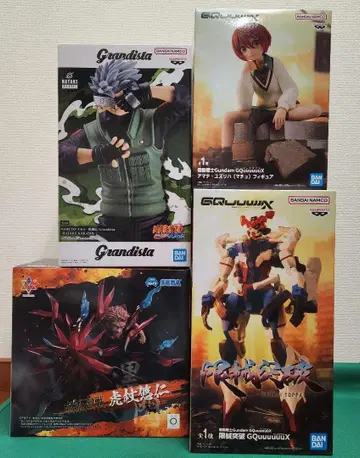 기동전사 건담 GQuuuuuuX, 주술회전, NARUTO 피규어