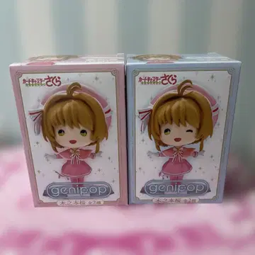 카드캡터 사쿠라 genipop 피규어 2종 세트
